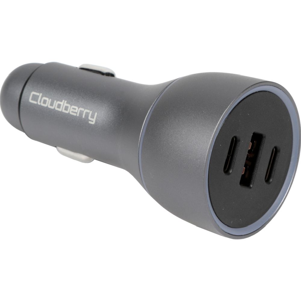 Cloudberry 9,0 A autolaturi, 2 x PD USB-C + 1 x USB-A 130 W