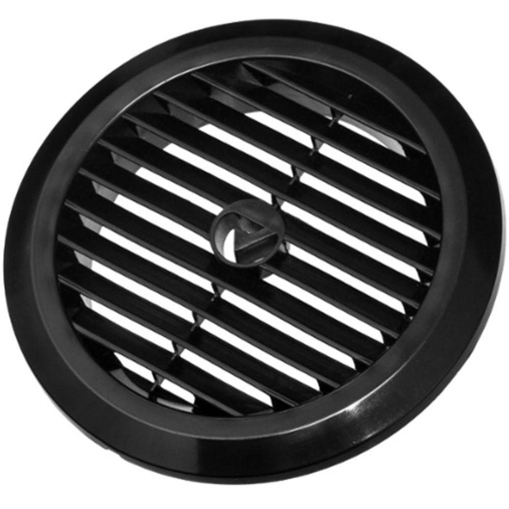 Velcron ventilatsioonirest, must, ø 100 mm