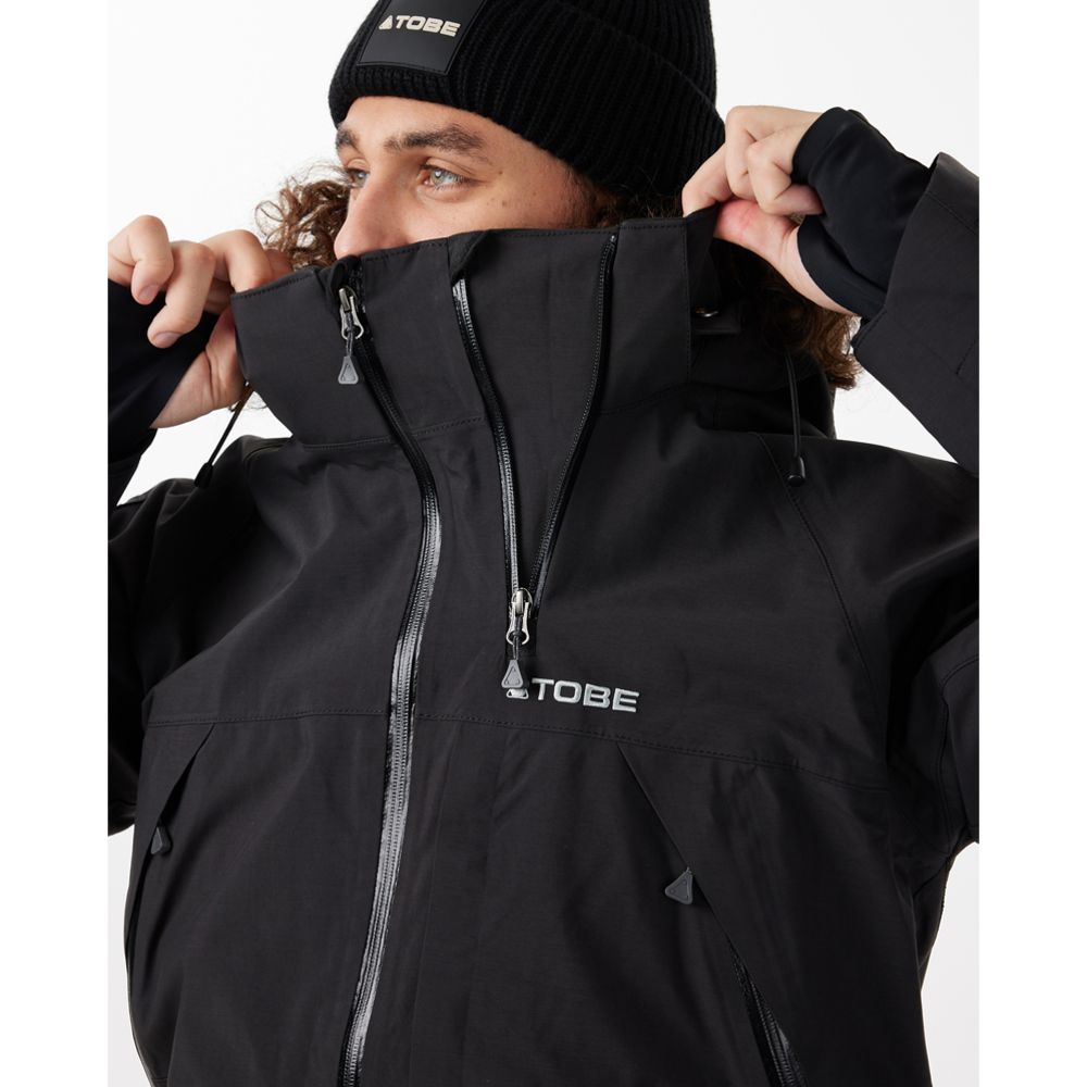 Tobe Vivid skoterjacka Jet Black