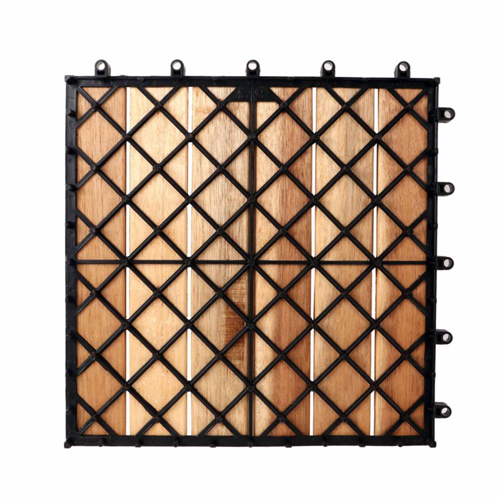 Mag-Pro Garden terassilaatta akaasiapuu 30x30 cm 9 kpl