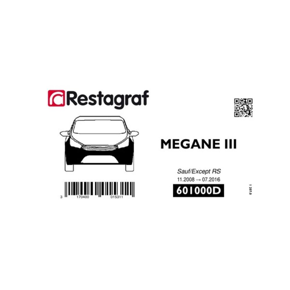Kiinnikesarja Renault etupuskuri 601000D 31 osaa