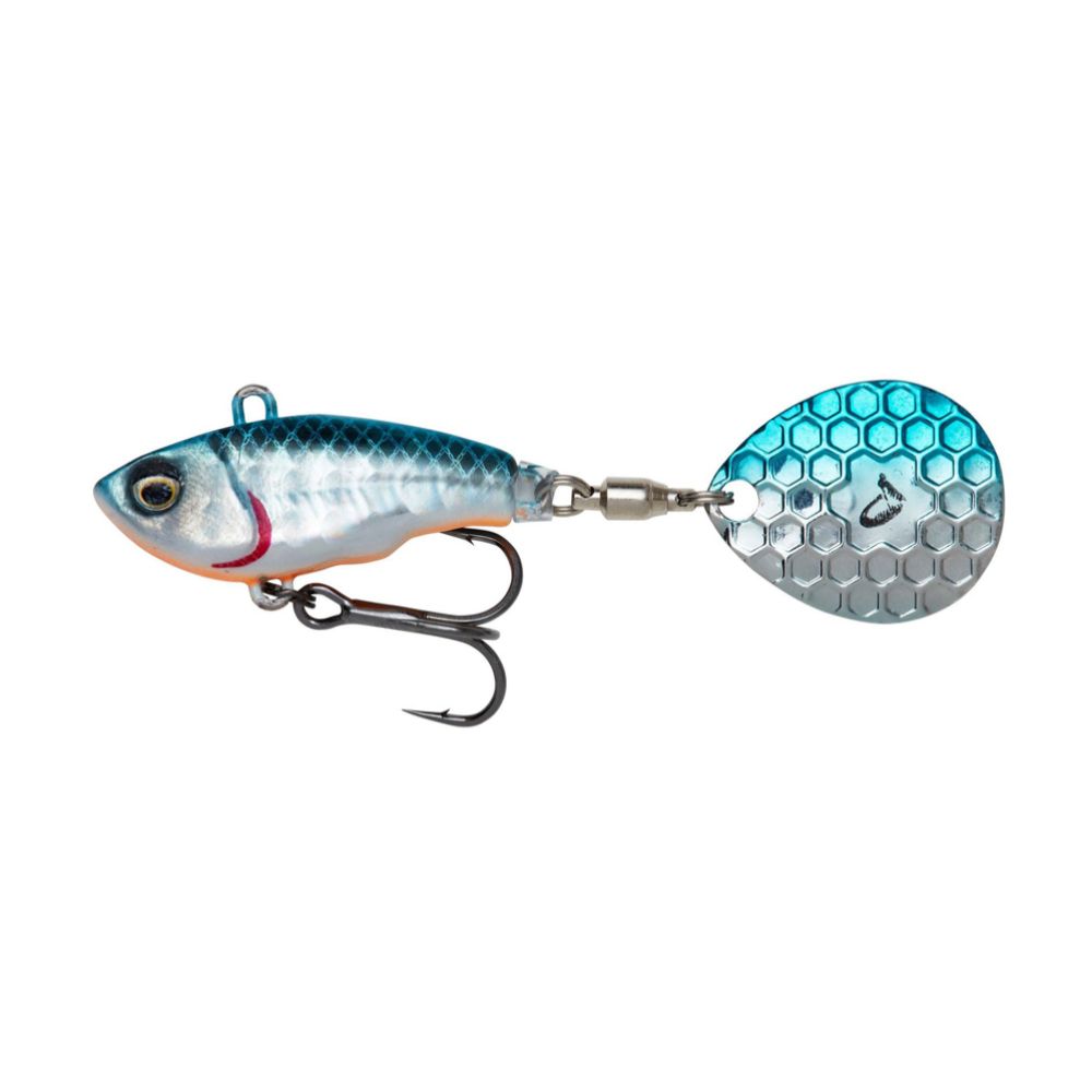 Savage Gear Fat Tail Spin pöörlev lant, 5,5 cm, 9 g, Ayu
