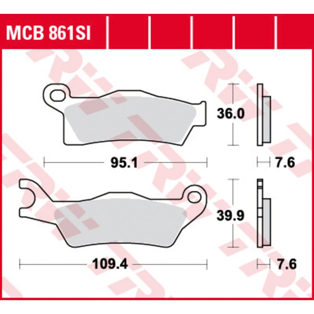 Bromsbeläggssats 98-20199