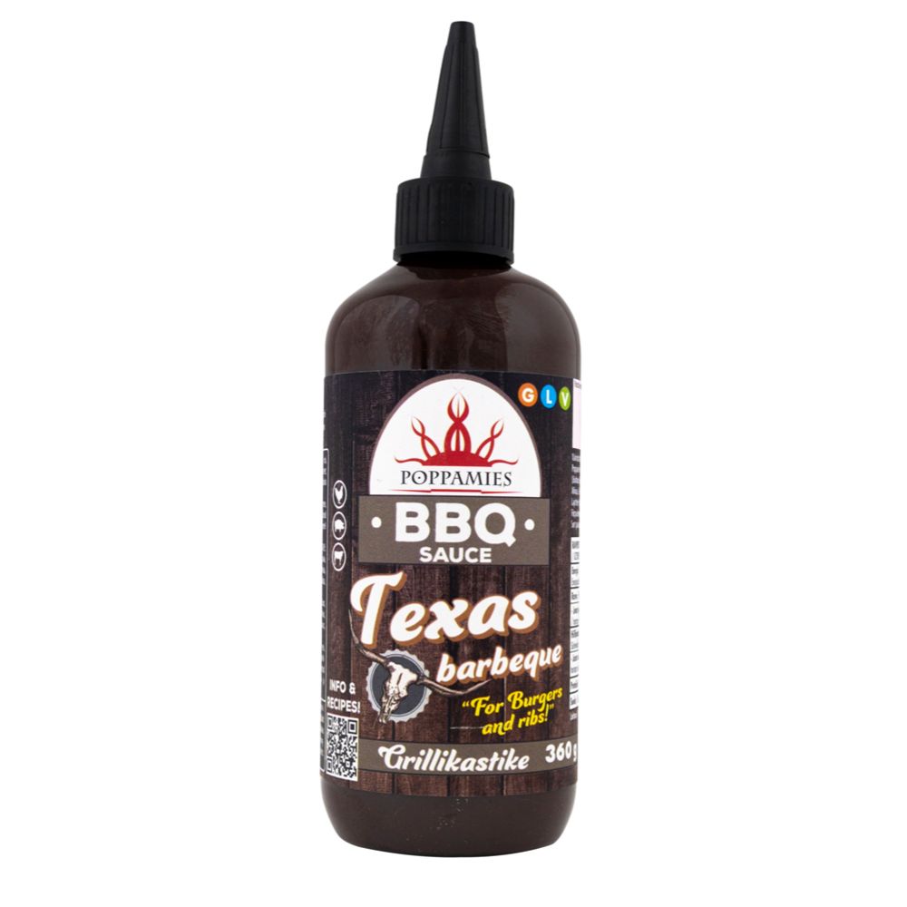 Poppamies BBQ Sauce Texas barbeque grillkaste, 360 g