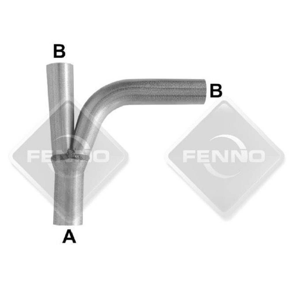 Y-Haara-Putki ø51mm/2" -> 2x ø48mm