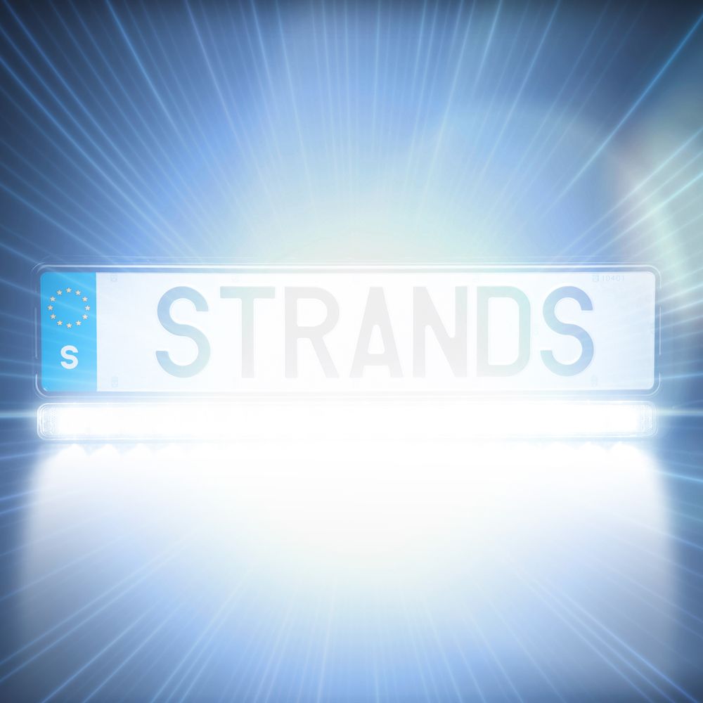 Strands Nuuk E-line LED-bar 21" Ref. 40 integrerad registreringsskylthållare