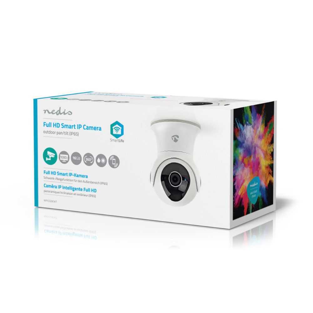 Nedis SmartLife IP-valvekaamera väliskasutuseks, Full HD, 1080p, IP65