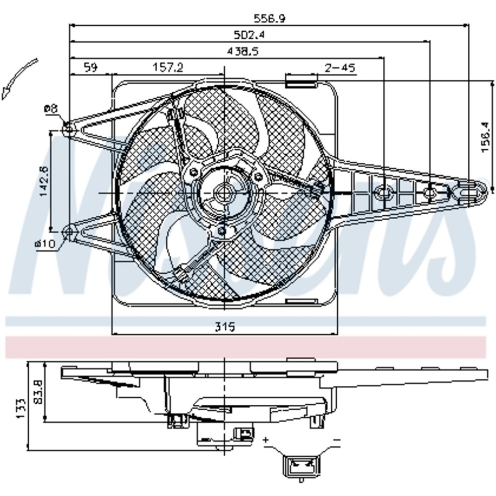 Mootorijahutuse ventilaator 13-1537