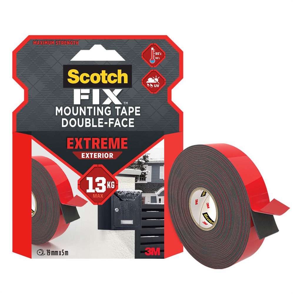 Scotch asennusteippi kaksipuolinen 19 mm x 5 m