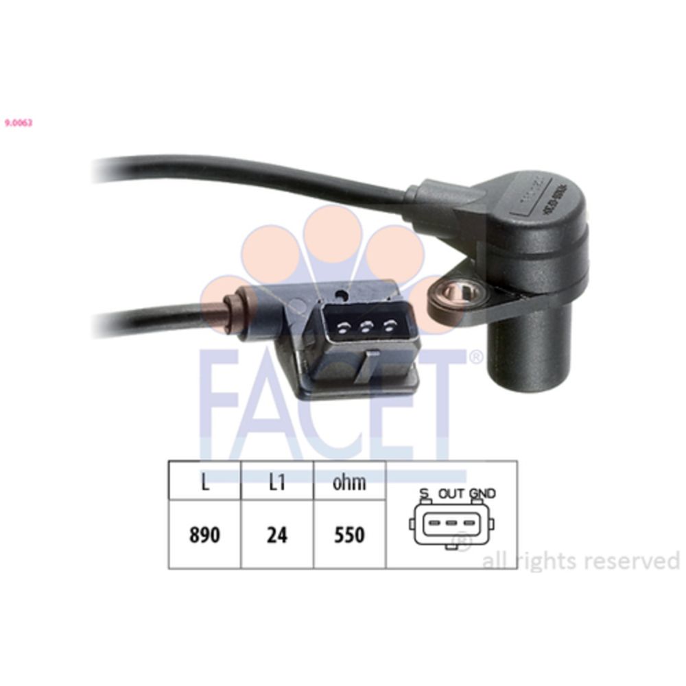 Kampiakselin asentotunnistin 10-9247