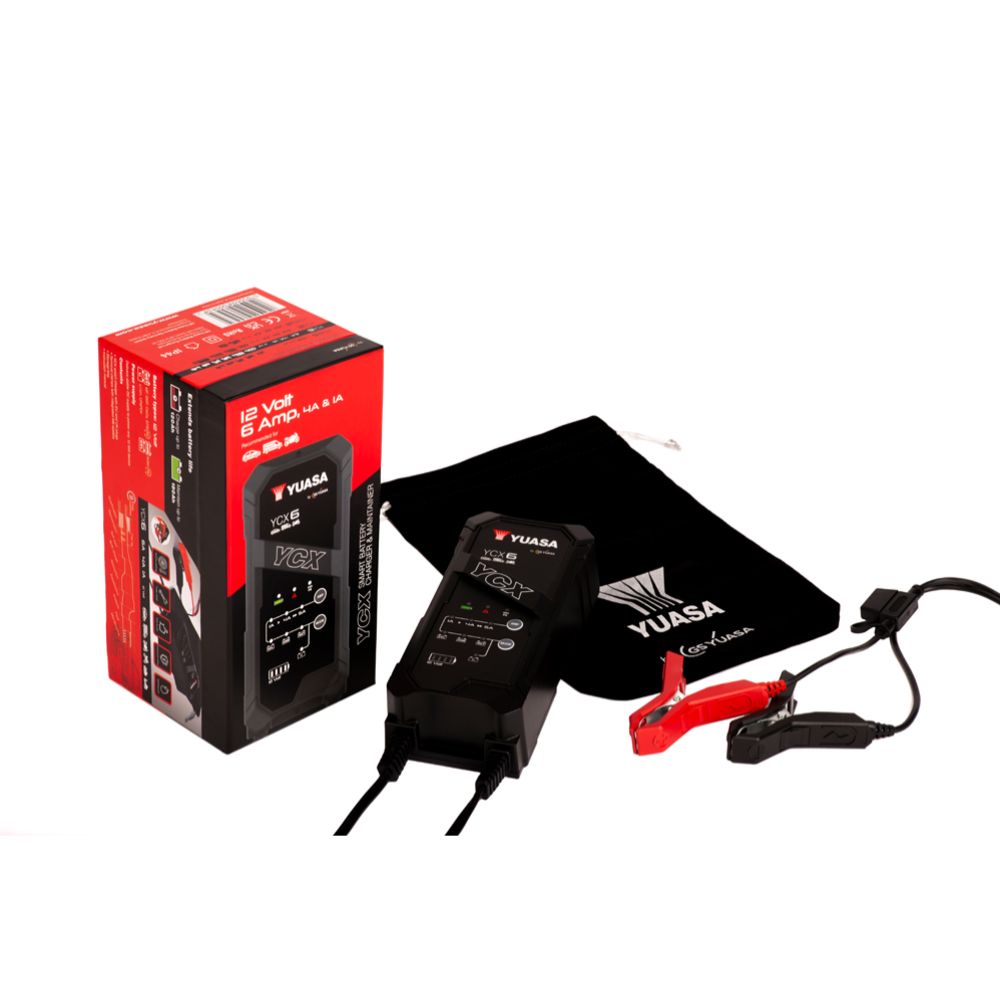 Yuasa YCX6 Ylläpitolaturi 12V 6A