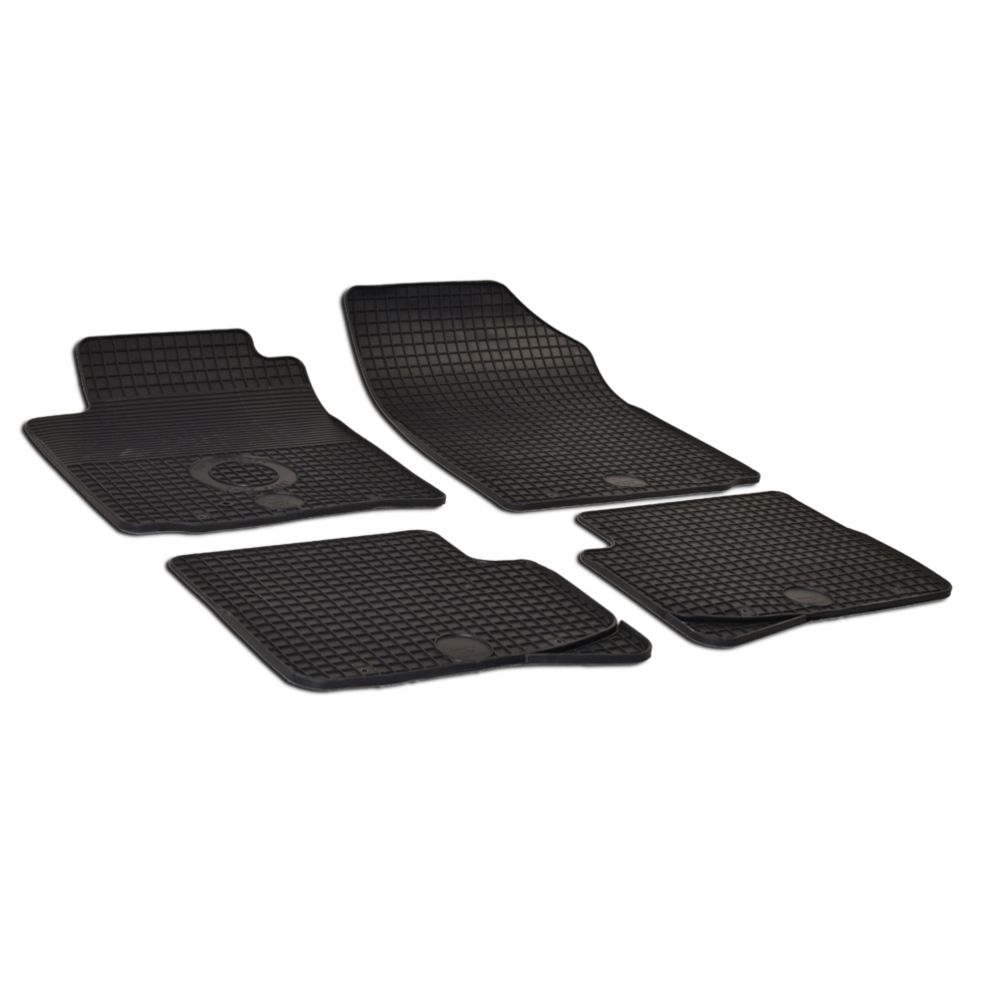 Kummimattide komplekt, Toyota Yaris, 1999—2005, must