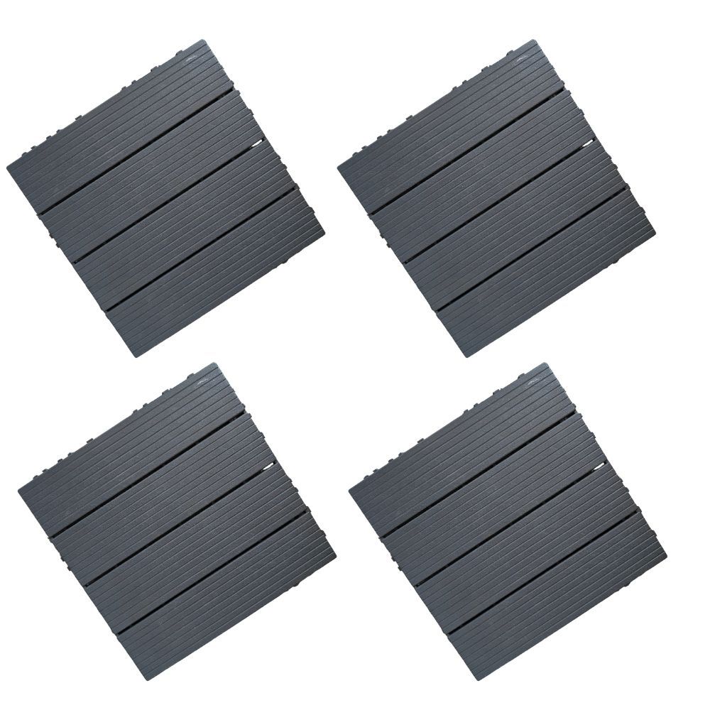 Mag-Pro Garden terassilaatta harmaa 30 x 30 cm 4 kpl