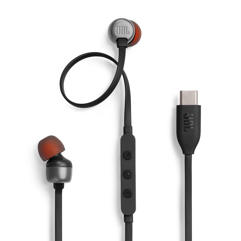 JBL Tune 310C USB-C-hörlurar svart