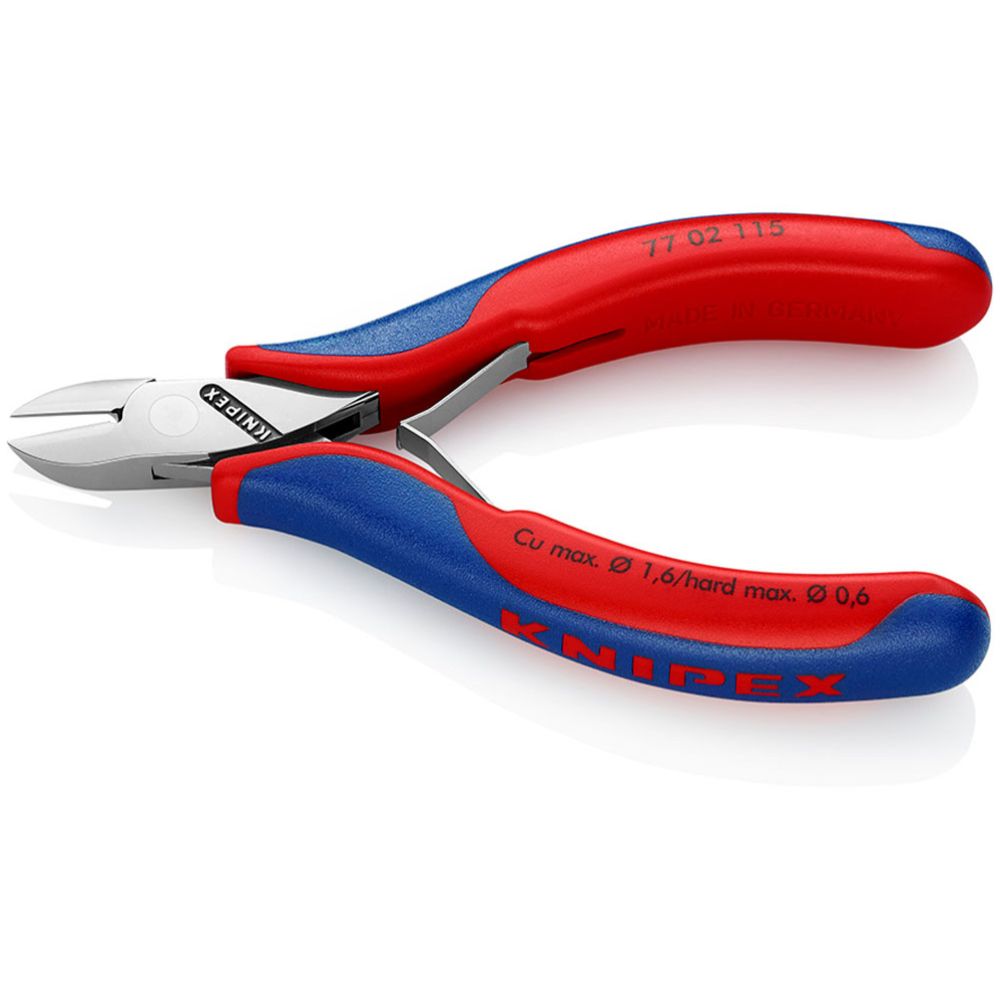 Knipex® 77 02 115 mikrokülglõikur "elektroonika" vedruga 115 mm