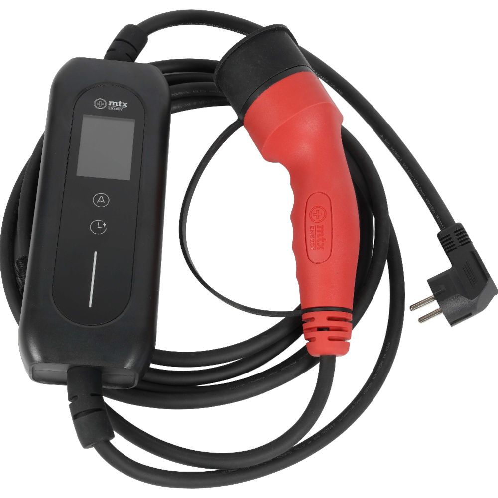 MTX Energy 6-16 A kaasaskantav elektriauto laadija, 5m laadimiskaabel