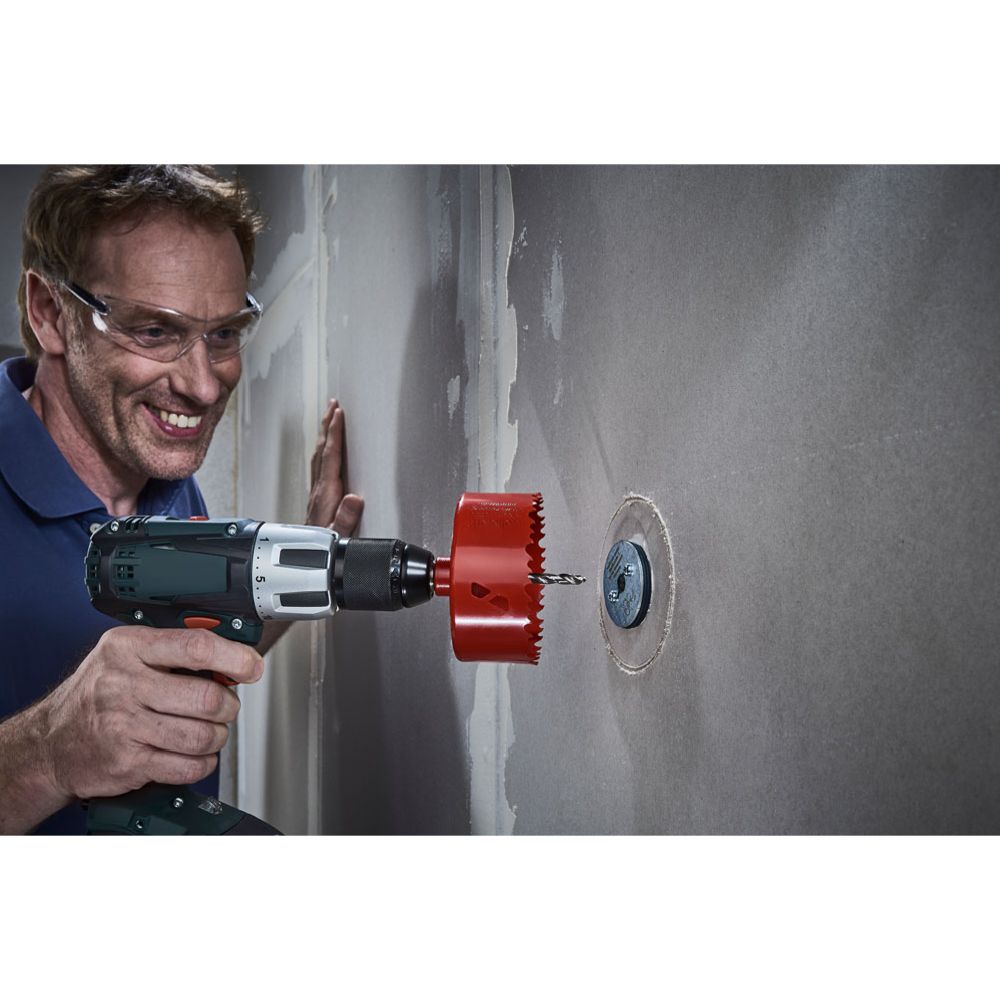 Wolfcraft® centreringsverktyg för hålsåg (initialhål 35–70 mm)