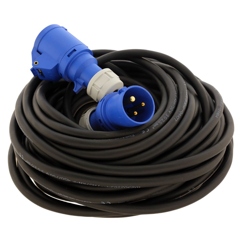 Airam matkaauto pikendusjuhe, 25 m 3 x 2,5 mm², 1 x 16 A, IP44