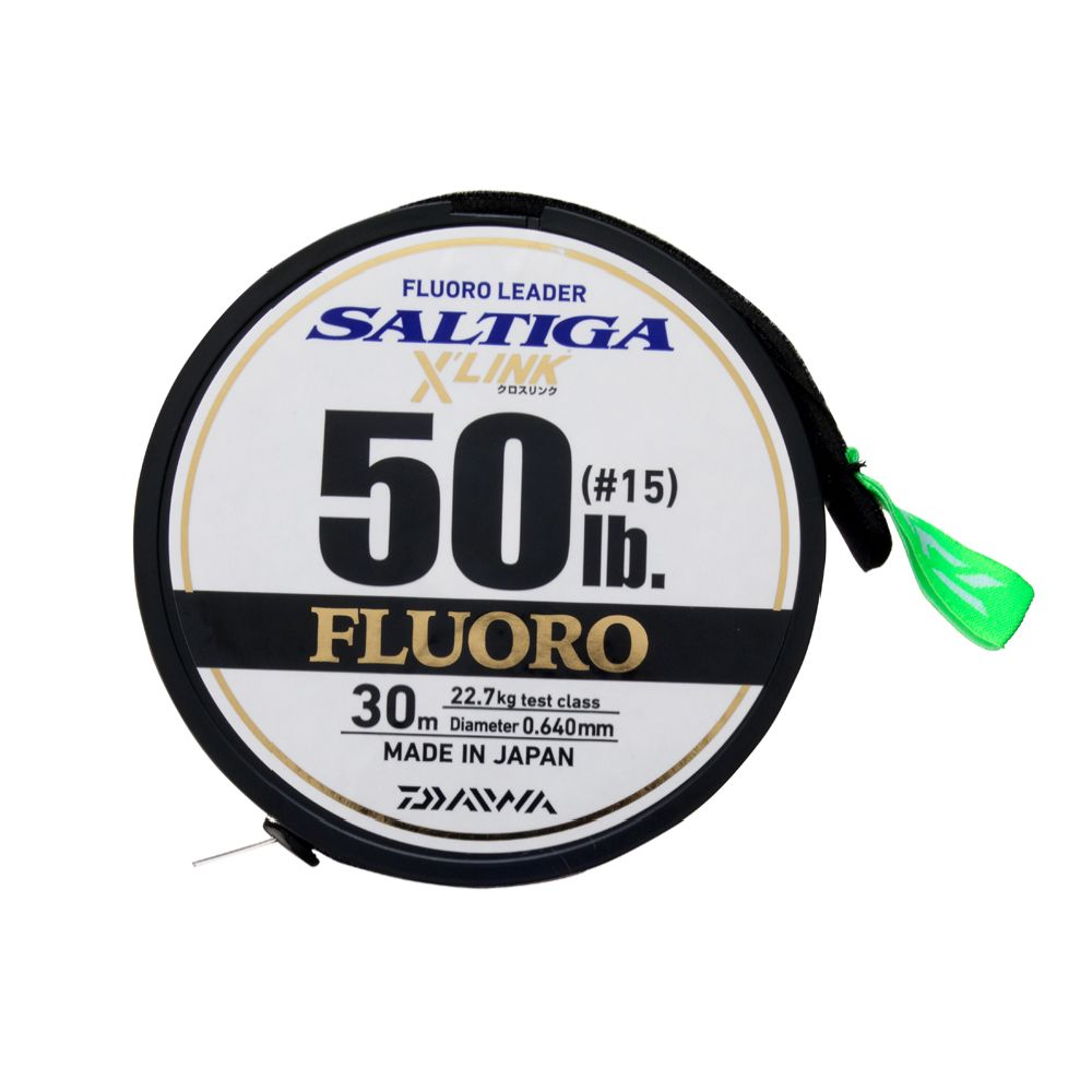 Daiwa Saltiga X'Link fluorocarbon perukemateriaali 30 m Natural clear
