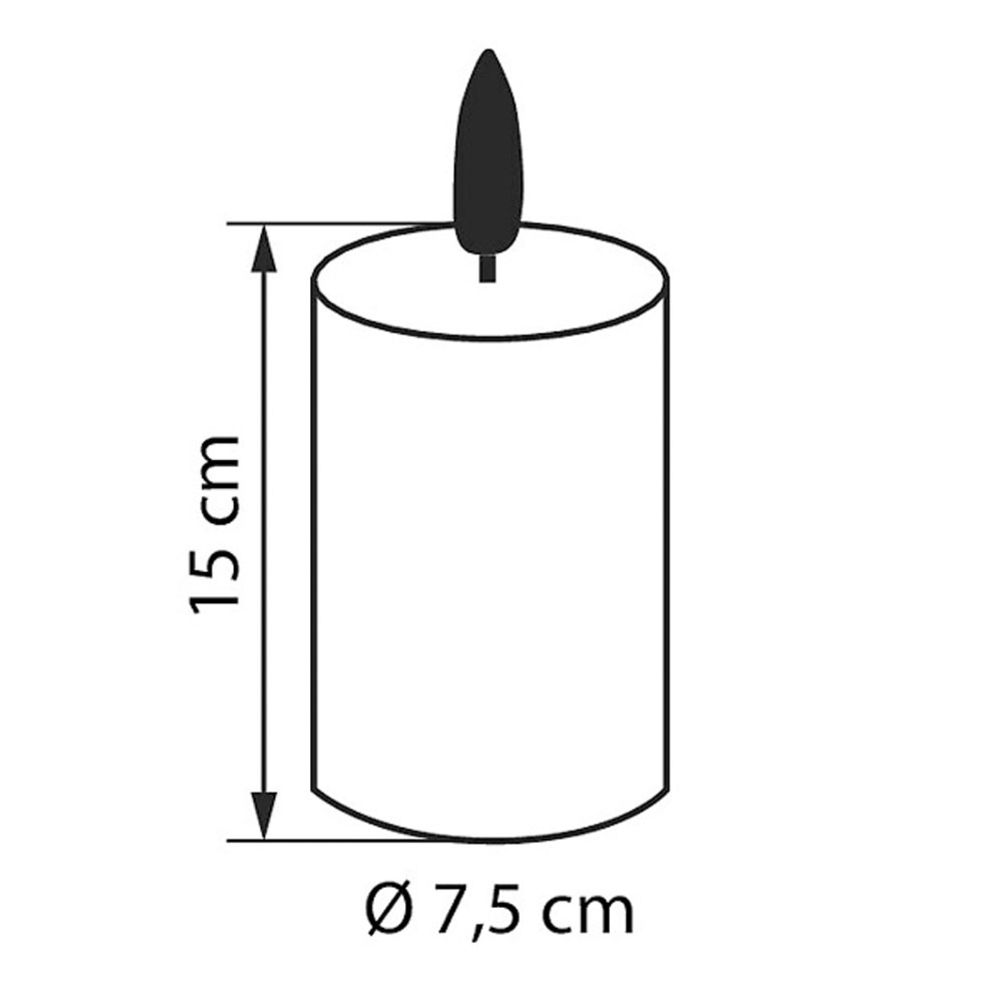 Airam taimeriga LED-lauaküünal, 15 cm