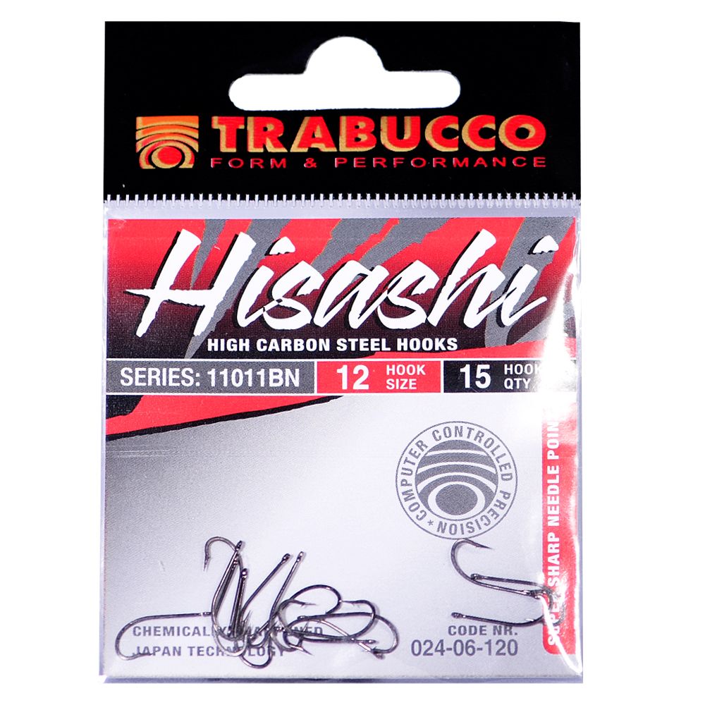 Trabucco Hisashi O´Shaughnessy 11011 yksihaarakoukku no: 10 15 kpl