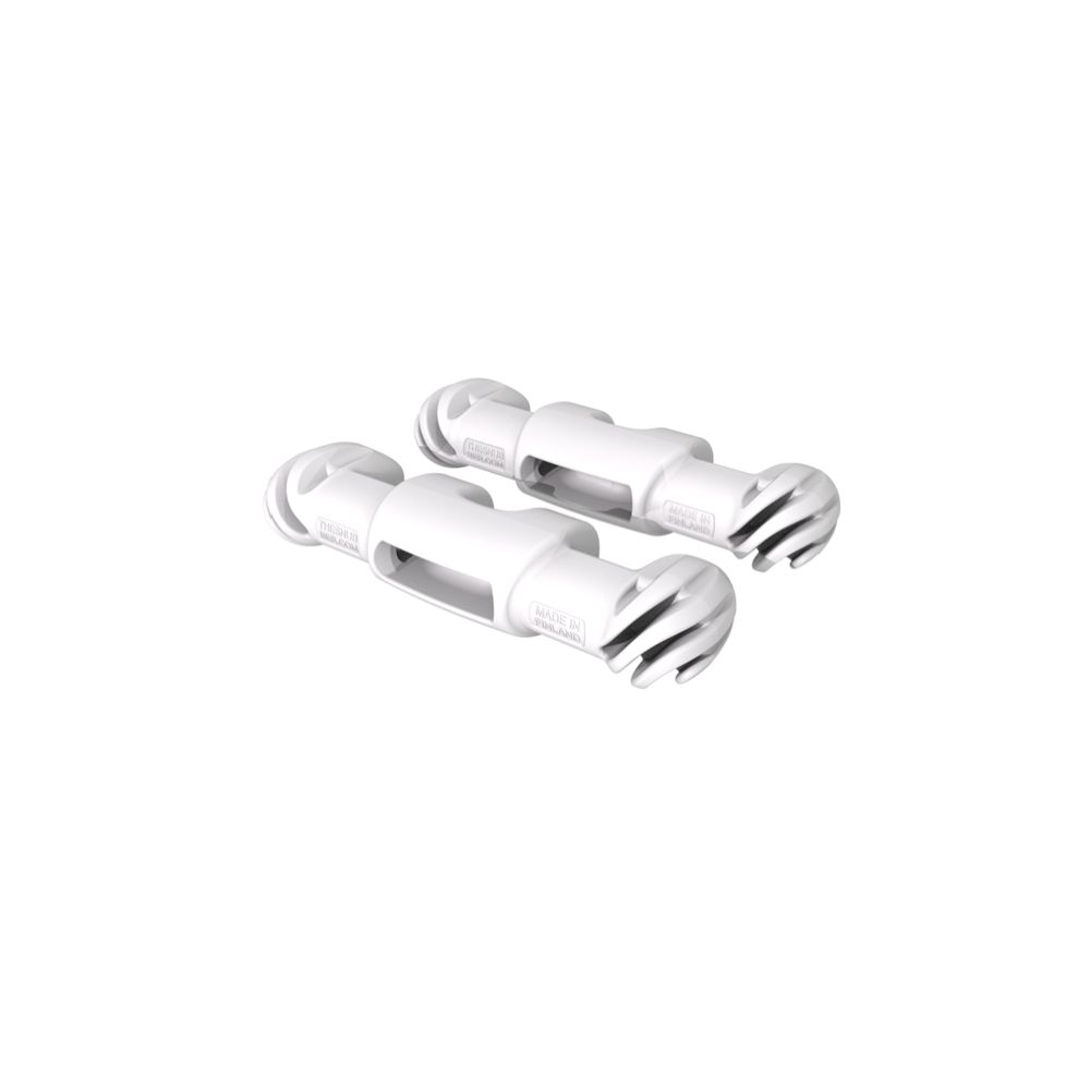 Snubber Fender lepuuttajan kiinnike valkoinen 2 kpl