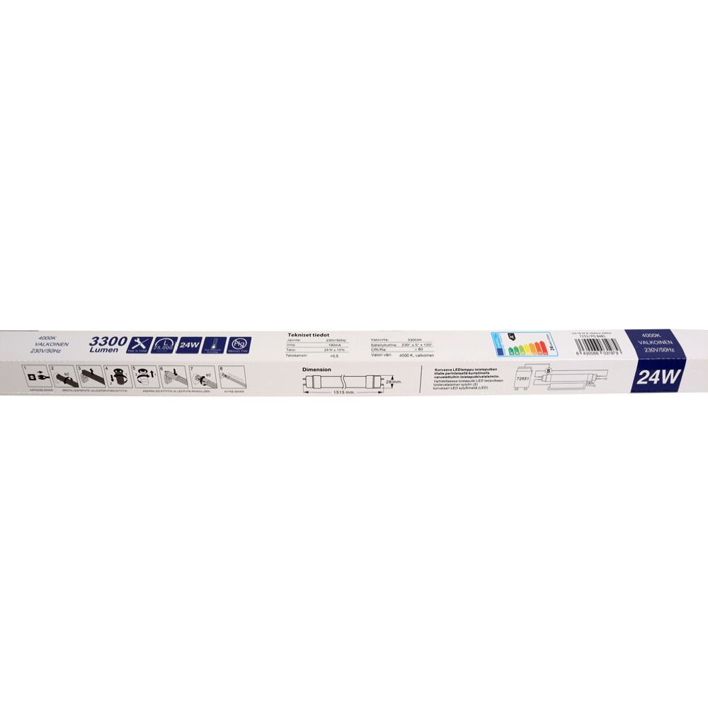 LED teho-loisteputki G13 24W 4000K 3300 lm 1500 mm