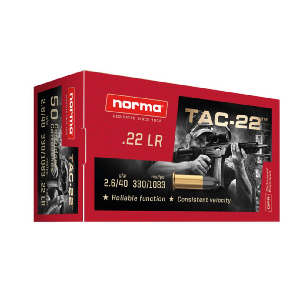 NORMA TAC-22 RFC .22 50 kpl