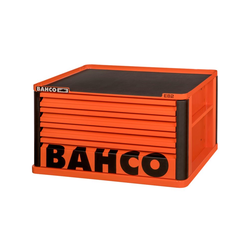 Bahco 1482K4 E72 överskåp till verktygsvagn, 4 lådor orange