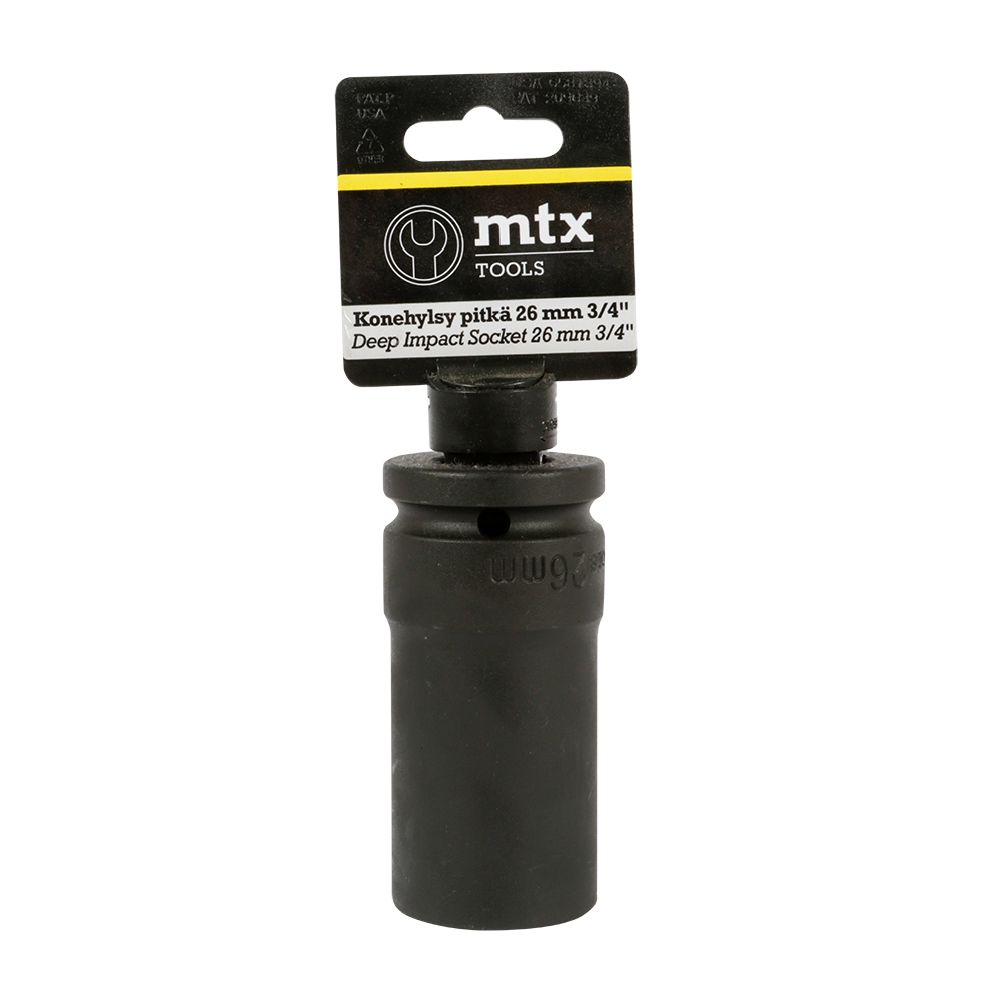 MTX Tools krafthylsa lång 3/4"