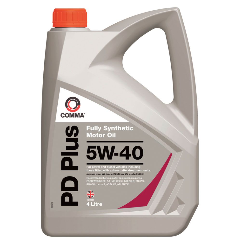 Comma PD Plus 5W-40 Diesel/DPF 4 l moottoriöljy