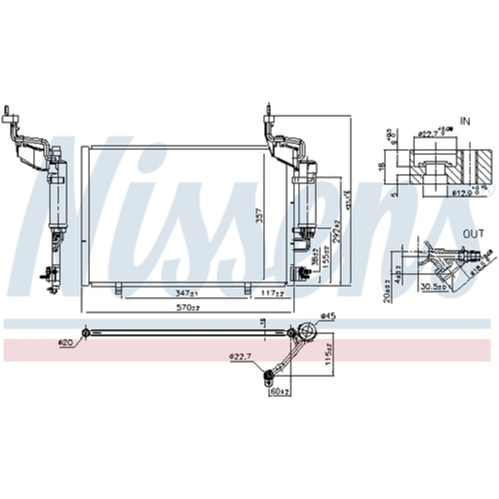 Kliimaseadme kondensaator 30-00325