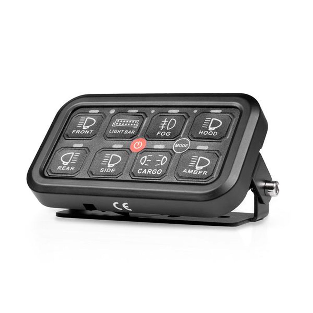 Purelux Multi-switch Dashboard Controller, 8-painiketta Bluetooth/RF