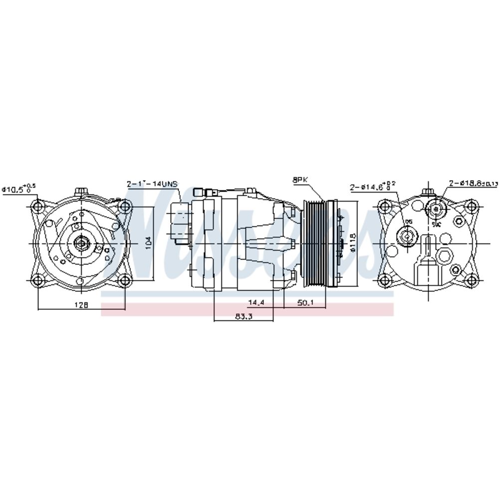 Ilmastointilaitteen kompressori 30-00167