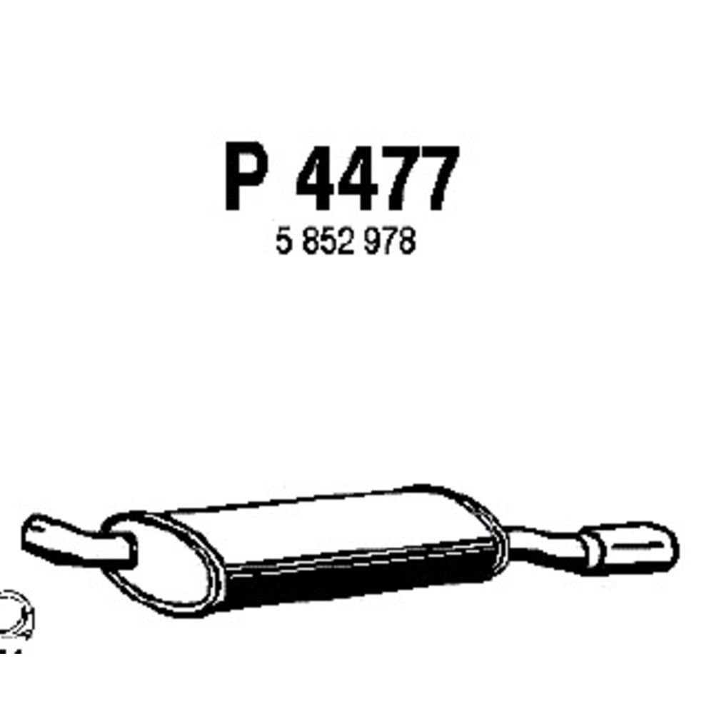Takaäänenvaimentaja 14-4517