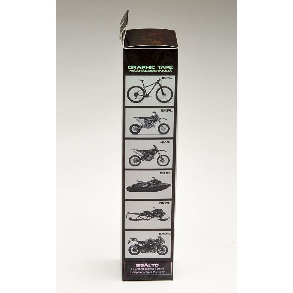 Stunt Freaks Team Graphic Tape Shifter Rainbow Chrome dekalark