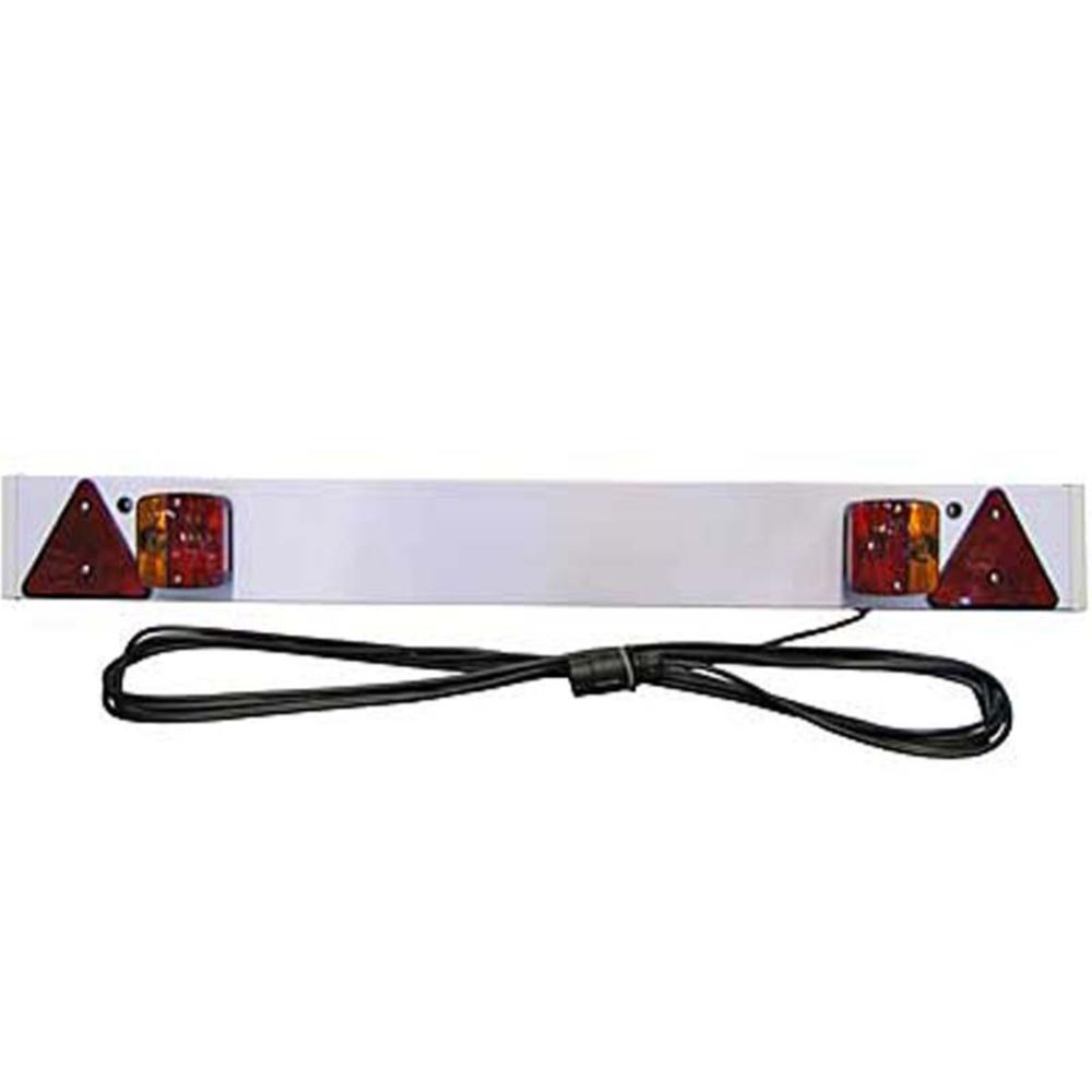 Ljusramp till släpvagn 122 cm bred 6 m kabel