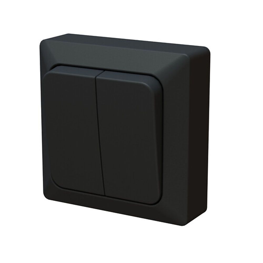 Harju Hiili lüliti, 5, pindmine, IP20, must