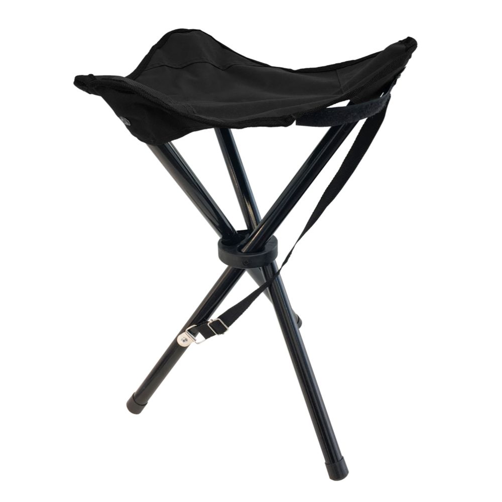 Woodlander campingpall 3 ben svart