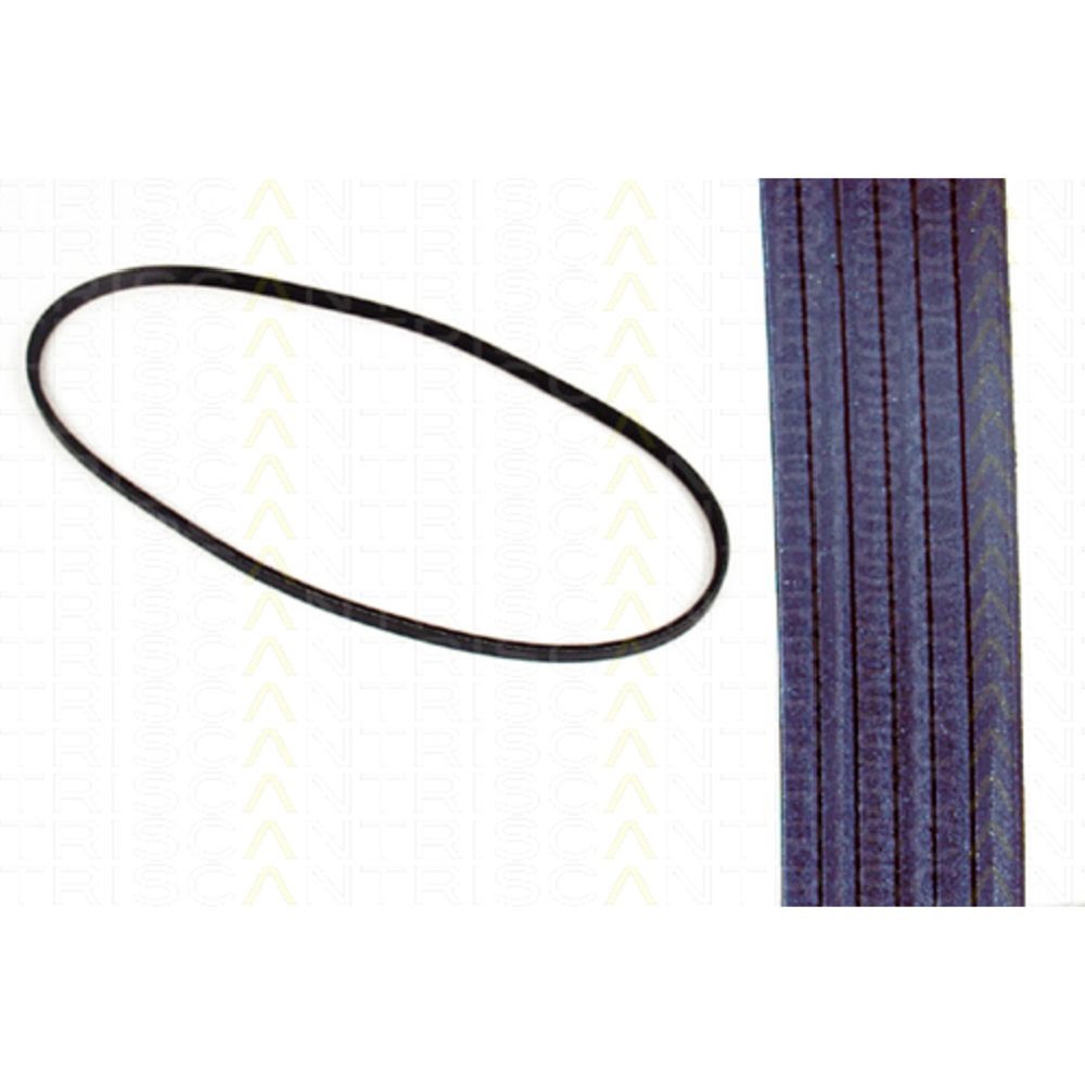 Multiribbrem 6 x 1750 mm