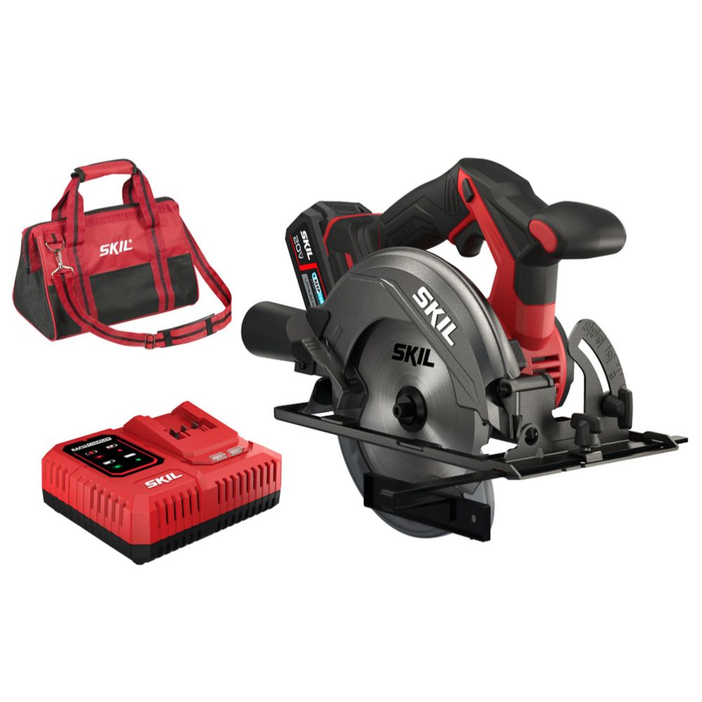 Skil 3550 DA hiiliharjaton akkupyörösaha 165 mm 4.0 Ah 20 V