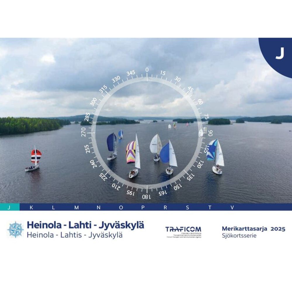 Merikarttasarja J Heinola-Lahti-Jyväskylä 2025