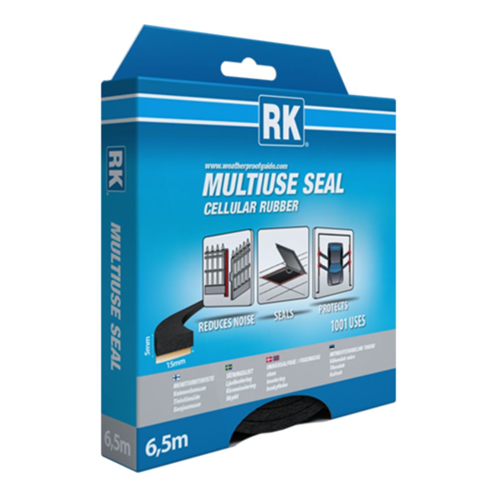 RK Monitoimitiiviste 5x15mm 6,5m musta