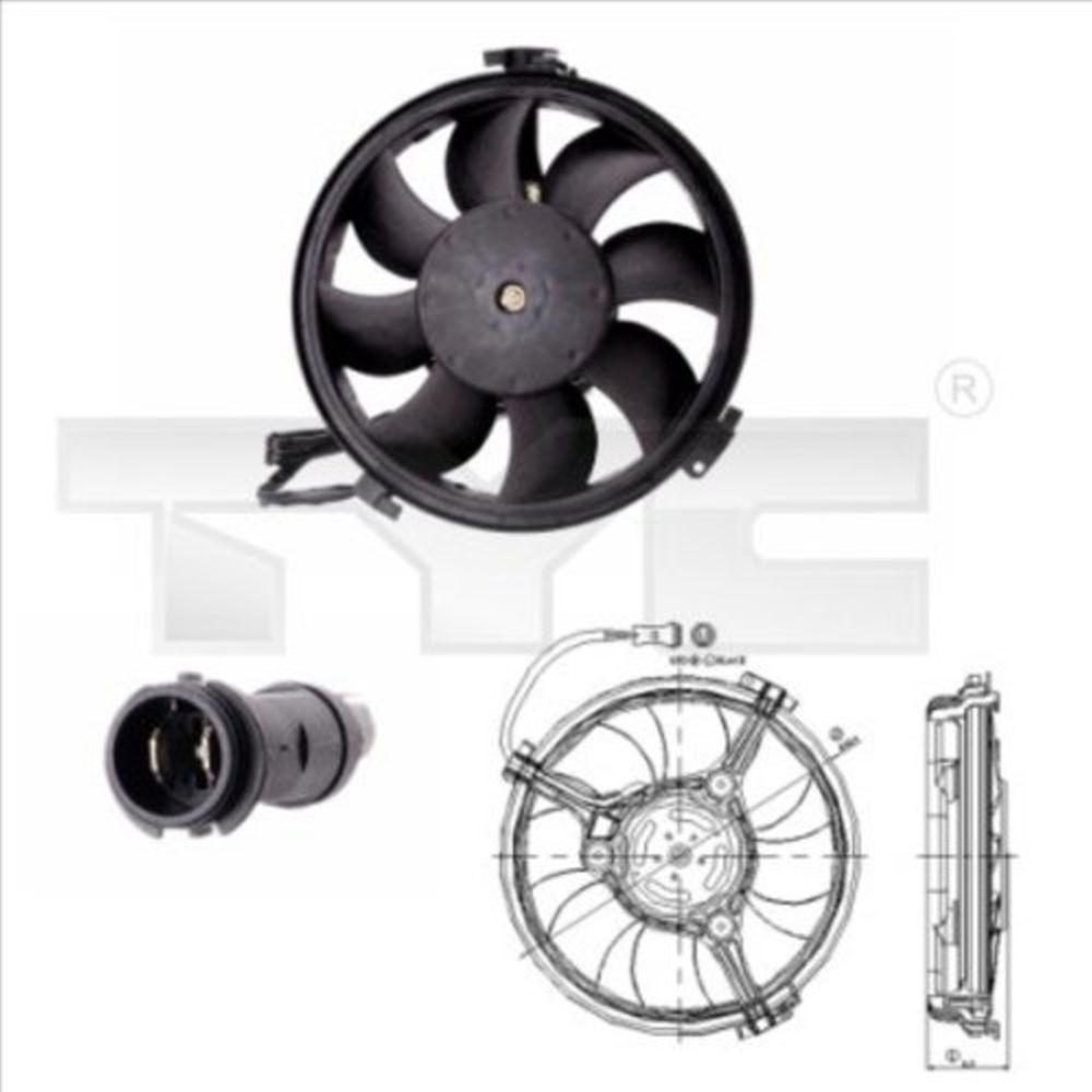 Mootorijahutuse ventilaator 13-1535