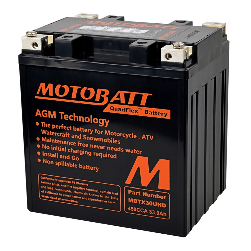 Motobatt MC-batteri 12 V 33 Ah MBTX30UHD