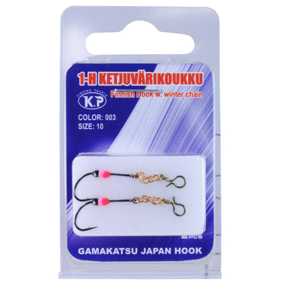 K.P väriketjukoukku koko: 10 Väri: 001 2 kpl