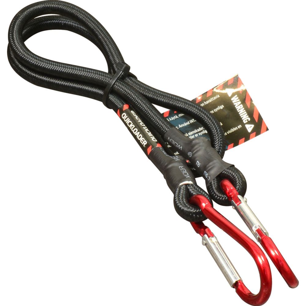 Quickloader bagagestropp med karbinhake 8 mm x 80 cm