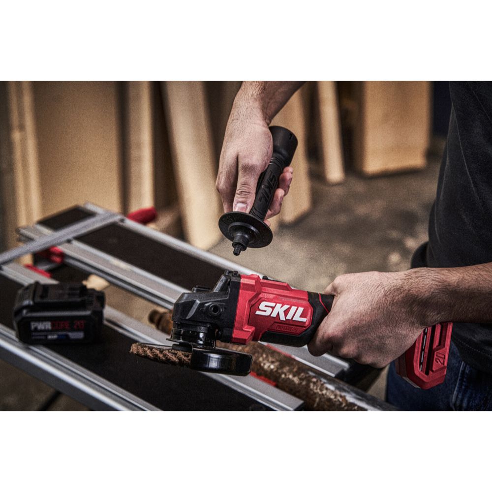 SKIL 3923 CA hiiliharjaton akkukulmahiomakone 125 mm runko