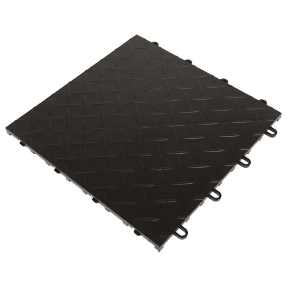 Racedeck Diamond Tile svart 4 st.