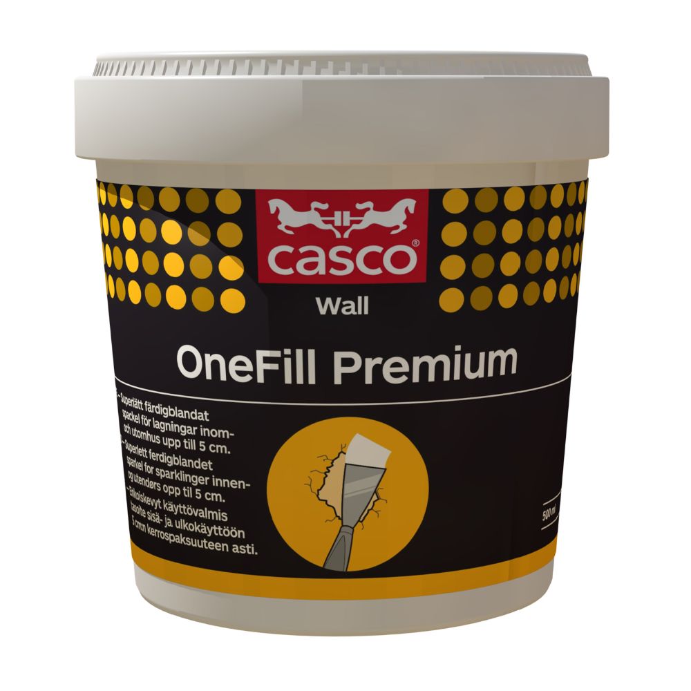 Casco OneFill Premium halkeamaton valmistasoite 500 ml